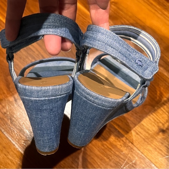 Lacoste Karoly 3 Sandals in Denim - Picture 4 of 12